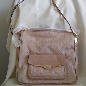 Coach Signature Pearlescent Hobo